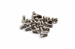 Nickel plated M3 5mm screws